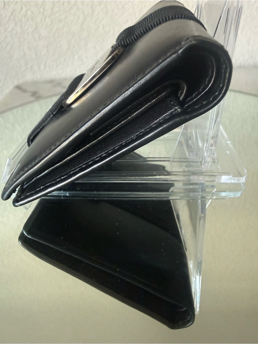 Vintage Salvatore Ferragamo Vara Bow Bifold Compact Wallet 227104 w/COA - Picture 4 of 9
